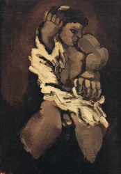 Garçon mettant une chemise